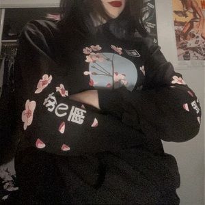 Japanese cherry blossom hoodie